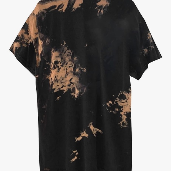 Chic Nation Black Graphic Oversized Tee - Picture 2 of 2